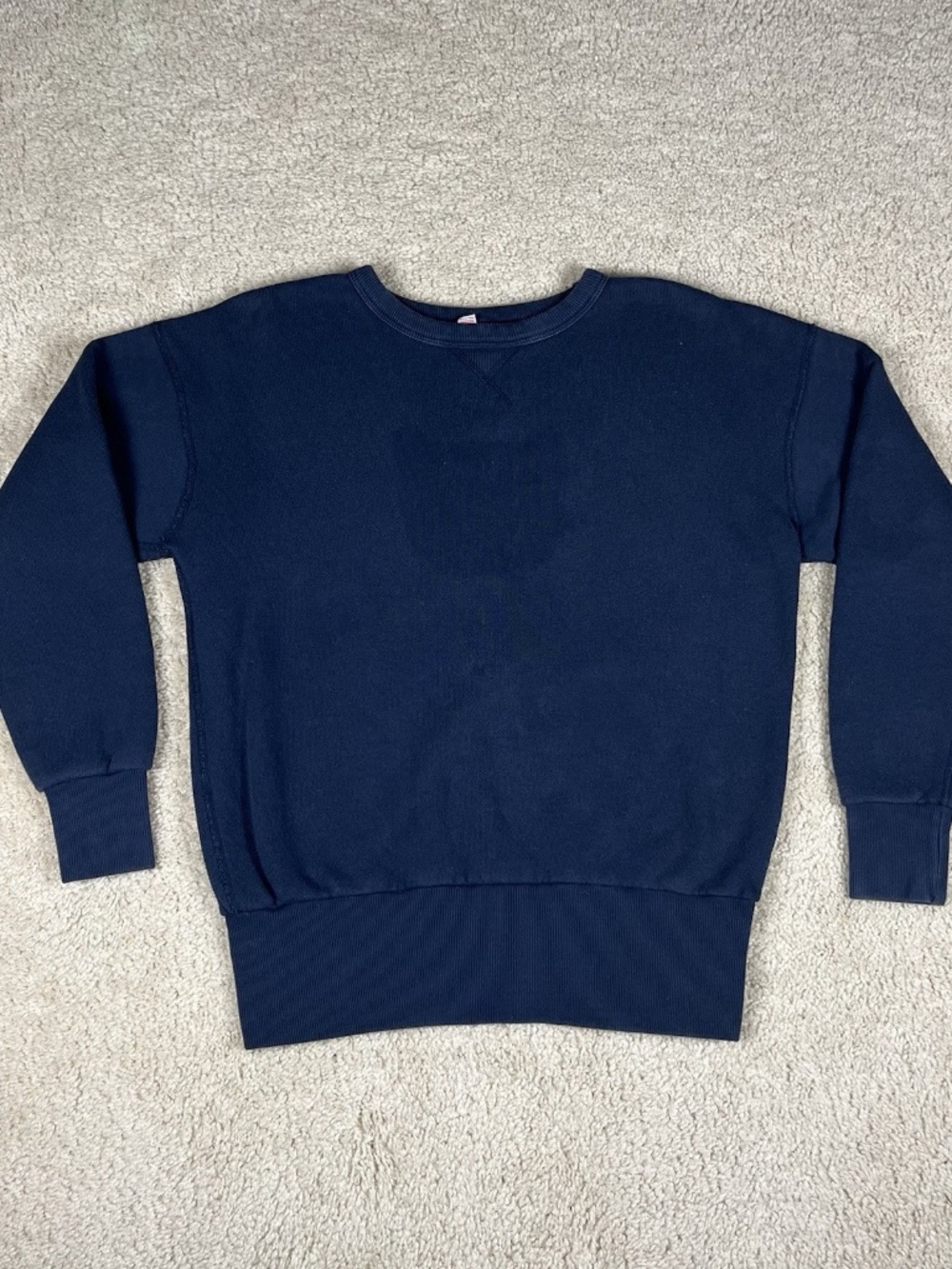 Vtg Ebbets Field Flannels Terry Sweatshirt Kansas City Katz Navy Medium USA